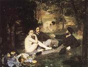 Edouard Manet Dejeuner sur I-herbe Sweden oil painting artist